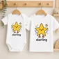 star bird math baby bodysuit product photo