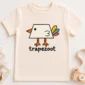 trapezoid bird baby bodysuit close-up detail