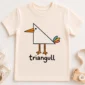 triangle seagull baby bodysuit close-up detail