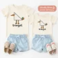 triangle seagull baby bodysuit product photo