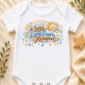 a little love from heaven memorial baby bodysuit close-up detail