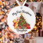 baby first Christmas ornament product image lifestyle scene