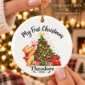 baby first Christmas ornament product image alternate angle