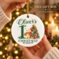 baby first Christmas ornament with honey bear product image product photo