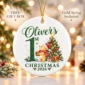 baby first Christmas ornament with honey bear product image product photo