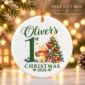 baby first Christmas ornament with honey bear product image product photo