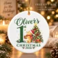 baby first Christmas ornament with honey bear product image product photo