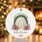 baby's first christmas ornament product image close-up detail