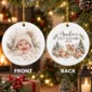 baby's first christmas ornament with personalized name and year product image product photo