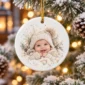 baby's first christmas ornament with personalized name and year product image product photo