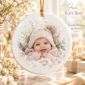 baby's first christmas ornament with personalized name and year product image styled product photo