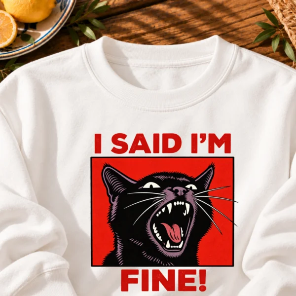 black cat shirt t-shirt