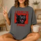 black cat shirt t-shirt lifestyle scene