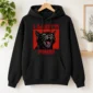 black cat shirt t-shirt lifestyle scene