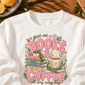 books and coffee shirt t-shirt