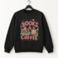 books and coffee shirt t-shirt product photo