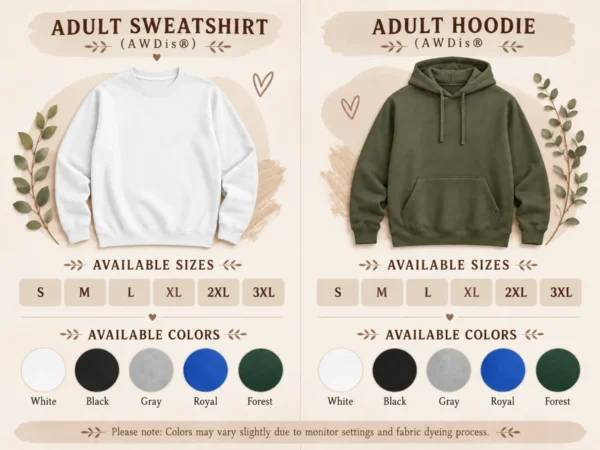 Books & Coffee Shirt, Sweatshirt & Hoodie for Book Lovers — alternate product mockup books and coffee shirt t-shirt size detail