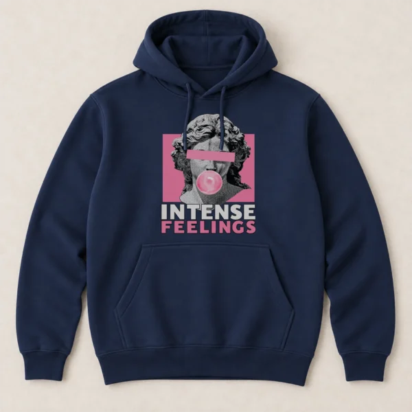 Bubble Gum Bust Intense Feelings Shirt, Sweatshirt & Hoodie — alternate product mockup bubble gum bust shirt t-shirt front view