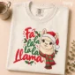 christmas llama baby bodysuit & toddler shirt sweatshirt hoodie mockup view