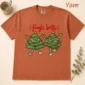 dancing tree shirt t-shirt flat lay view