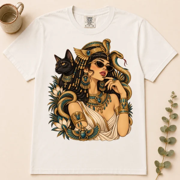 egyptian inspired woman shirt t-shirt