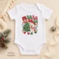 fa la la snowman and Christmas tree baby bodysuit color options