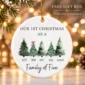 family Christmas ornament product image close-up detail