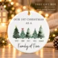 family Christmas ornament product image front view