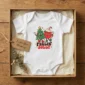 Feelin' Jolly Christmas baby bodysuit product photo
