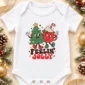 Feelin' Jolly Christmas baby bodysuit product photo