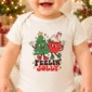 Feelin' Jolly Christmas baby bodysuit product photo