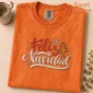 feliz navidad shirt t-shirt close-up detail