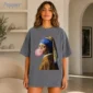 girl with a pearl earring shirt t-shirt color options