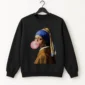 girl with a pearl earring shirt t-shirt product photo