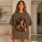 gothic woman art shirt t-shirt color options