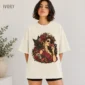 gothic woman art shirt t-shirt color options