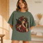 gothic woman art shirt t-shirt color options