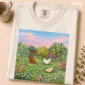 hen shirt or t-shirt mockup view