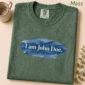 i am john doe lettering multi-style apparel t-shirt product detail