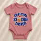 ice cream taster baby bodysuit product detail