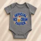 ice cream taster baby bodysuit product photo