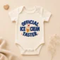 ice cream taster baby bodysuit mockup view