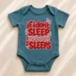 if i don't sleep nobody sleeps chenille look baby bodysuit & toddler alternate angle