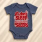 if i don't sleep nobody sleeps chenille look baby bodysuit & toddler product photo