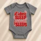 if i don't sleep nobody sleeps chenille look baby bodysuit & toddler product photo
