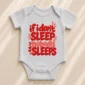 if i don't sleep nobody sleeps chenille look baby bodysuit & toddler product photo