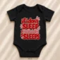 if i don't sleep nobody sleeps chenille look baby bodysuit & toddler product photo