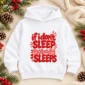 if i don't sleep nobody sleeps chenille look baby bodysuit & toddler mockup view