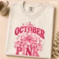 in october we wear pink shirt t-shirt product photo