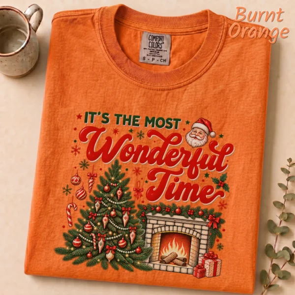 New Year's It's the Most Wonderful Time Shirt — alternate product mockup it's the most wonderful time shirt t-shirt product photo